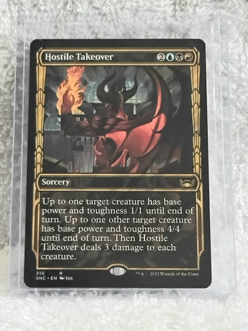 5/$20 Mint 2022 MTG Hostile Takeover Rare Card 310 Deckmaster!!